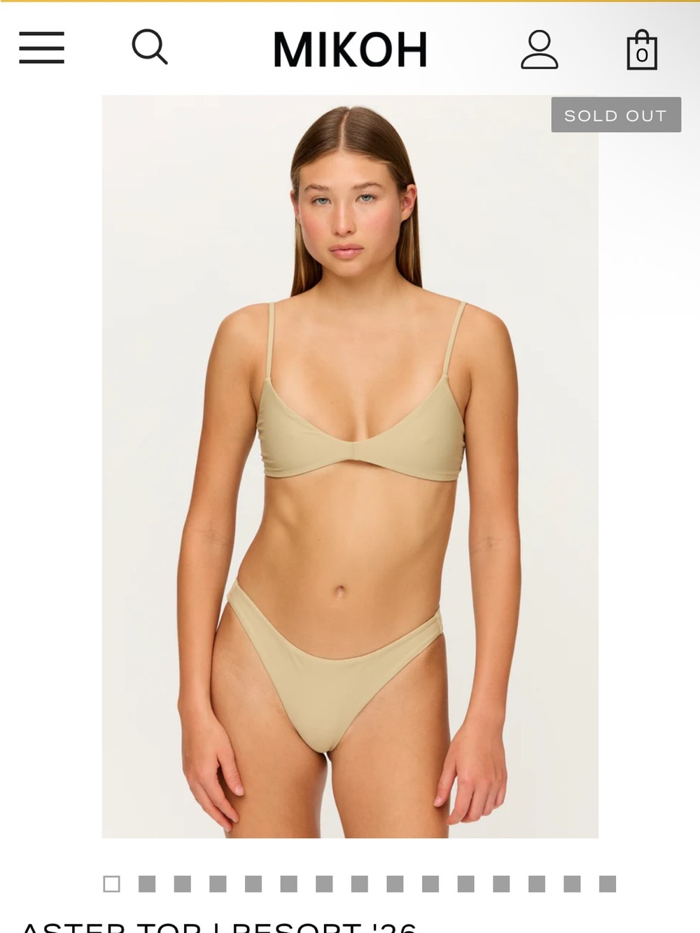 MIKOH Aster Top - small - NWT